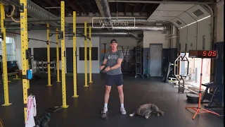 Kettlebell woodchop