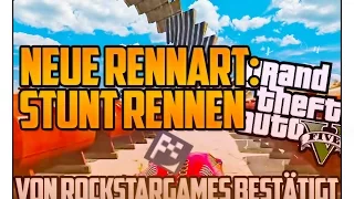 GTA 5 Neue Rennart: "Stunt Rennen" von Rockstargames selbst GELEAKED!!! MEGA FAIL von Rockstar!