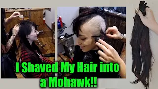 I Shaved My Head .. I love my Mohawk!!