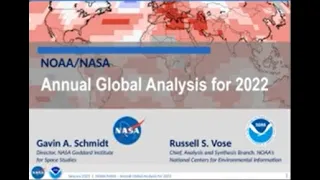 NOAA/NASA 2022 Global Climate Media Briefing