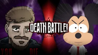 MrBeast VS Mickey Mouse (Avocado Animations vs South Park) | Fan Made Death Battle Trailer