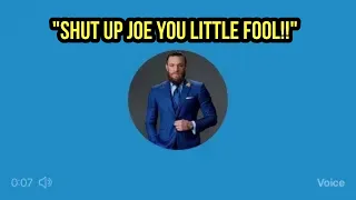 Conor McGregor vs Joe Rogan (The Twitter Voicenote)