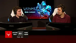 Team Liquid vs Myztro Gaming USA-UK Go4QC NA 2v2 July 2018 Grand Finals Quake Champions.