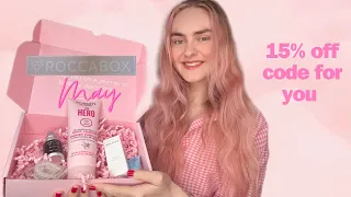 ROCCABOX MAY 2024 HAIR AND SKIN HEROES BEAUTY SUBSCRIPTION BOX UNBOXING & DISCOUNT CODE 💕
