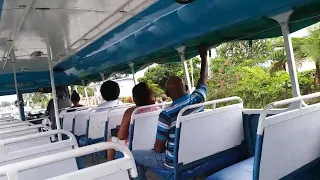 Suva: "Open bus ride" "Vatuwaqa bus" "Fletcher road" Suva, Fiji Islands - November 2019.