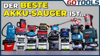 Neuer MEGA Vergleichstest: Über 20 Akku-Sauger der TOP Elektrowerkzeug Marken im Test!