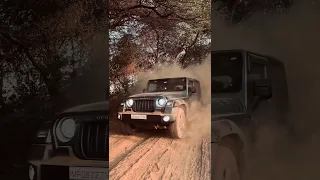 Mahindra Thar V/S Jeep Wrangler Tochan Test Kon Jitega 🤔😱💥 #shorts #viral #shortvideo #ytshorts