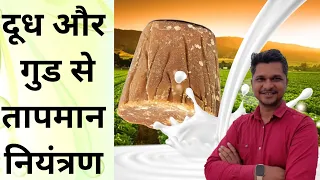 फसल का तापमान नियंत्रित करे गुड और दुध से । Cow milk | jaggery