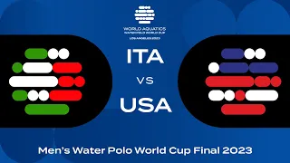 Semi-Final 2 | ITA vs USA | Men’s Water Polo World Cup Final 2023