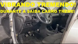 CARRO TREMENDO VIBRANDO DURANTE A SAÍDA QUANDO TIRA PÉ DA EMBREAGEM PEUGEOT 106 205 206 207 307 308!