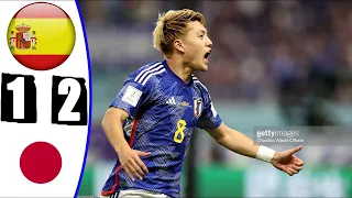 Japan vs Spain 2 1 World Cup 2022 All Goals & Highlights HD