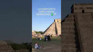 DESCENSO DE KUKULCAN EN #chichenitza #yucatan #mexico