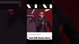 Tank G checks Mario for talking during his performance 😂 #shorts #mario #omarion #verzuz #rayj