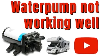 RV Water Pump Tune Up (Shurflo waterpump pressure adjustment)