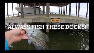 Now I see why this sign is here! They want all the crappie to themselves! Dock shooting on fire!