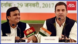 Rahul Gandhi & Akhilesh Yadav Address Joint Rally In Uttar Pradesh