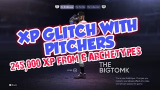 XP GLITCH WITH PITCHER BALLPLAYER ARCHETYPES IN MLB THE SHOW 21 DIAMOND DYNASTY STILL WORKING