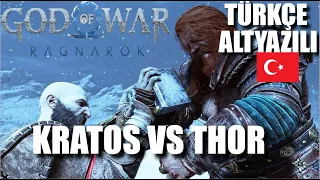 Kratos vs Thor Türkçe Altyazılı | God of War: Ragnarök