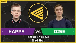 WC3 - B2W Weekly Cup #48 - Grandfinal: [UD] Happy vs Dise [NE]