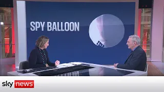 Spy balloon: China wanted 'to be noticed' says Professor Michael Clarke