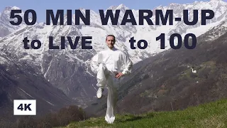 50 MIN TAI CHI WARM-UP, STRETCHING and QI GONG TO LIVE TO 100 YEARS - Joint Mobility Stretch & Relax