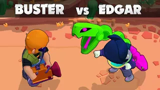 BUSTER vs EDGAR | 1 vs 1 | Brawl Stars