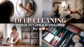 XXL DEEP CLEANING - 2 Tage putzen & aufräumen 🫧🧚🏻🧼