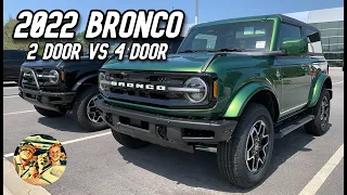 2022 FORD BRONCO 2 DOOR VS 4 DOOR: Side by Side Comparison of Outer Banks Trim Level