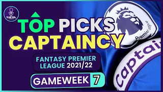 BEST FPL CAPTAIN GAMEWEEK 7 | Fantasy Premier League Tips 2021/22