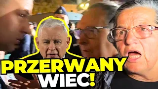 ZADYMA NA WIECU KACZYŃSKIEGO! WTARGNĘŁA POLICJA! MIESZKAŃCY WŚCIEKLI