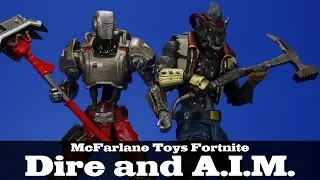 Fortnite Dire and A.I.M. McFarlane Toys Epic Games Action Figure Review