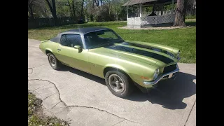 For Sale - 1970 Z28 Camaro ALL #s Matching Survivor Car With Only 38k Miles!