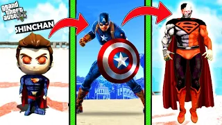 SHINCHAN Become GOD CAPTAIN AMERICA in GTA 5 | THUGBOI MAX