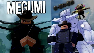 Using MEGUMI In Different Roblox Anime Games