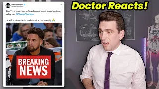 Klay Thompson Achilles Rupture before NBA Draft? Doctor Reacts to MAJOR NBA News!