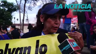 16 de mayo Manifestación pacifica Guatemala 2015