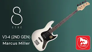 [Eng Sub] Sire V3-4 (2nd Gen) bass guitar. Marcus Miller bass