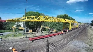Капитальный ремонт жд за 7 мин / Railway train complete overhaul in 7 min