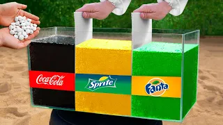 Coca-Cola, Sprite & Fanta vs Mentos | Best Experiments