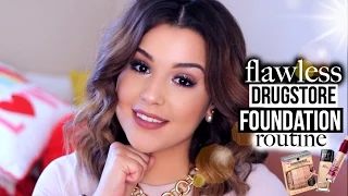 Flawless DRUGSTORE Foundation Routine! #FUNtasticFebruary