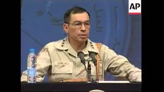 Presser by coalition forces commander