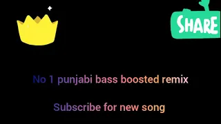 no 1 punjabi bass bosted song #/punjabmusic