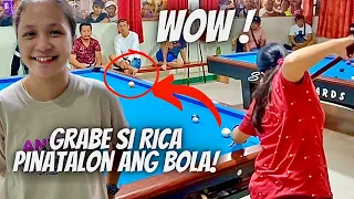 Wow!grabe si Rica pinatalon ang Bola!