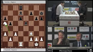 MAGNUS CARLSEN VS VLADIMIR KRAMNIK - BLITZ CHESS VIDEO'S 2017