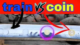 Experiment train vs coin | top awesome experiment