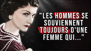 Citations inégalées de Coco Chanel sur les Femmes, la Beauté, les Hommes et la Vie