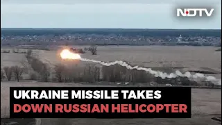 Russia-Ukraine War | Watch: Ukraine Missile Takes Down Russian Helicopter