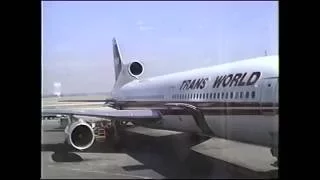 TWA, L-1011 takeoff, flight & landing STL - PHX ,1991