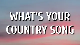 Thomas Rhett - What’s Your Country Song (Lyrics)