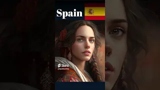 Countries Of The World As Beautiful Women | Created with AI Part 2 #shorts